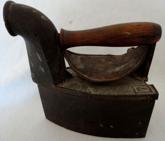 antique steam iron