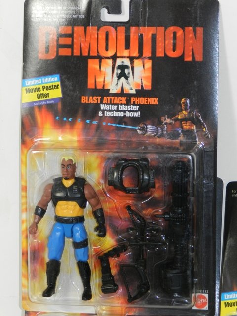 5- MATTEL DEMOLITION MAN ACTION FIGURES : Lot 183