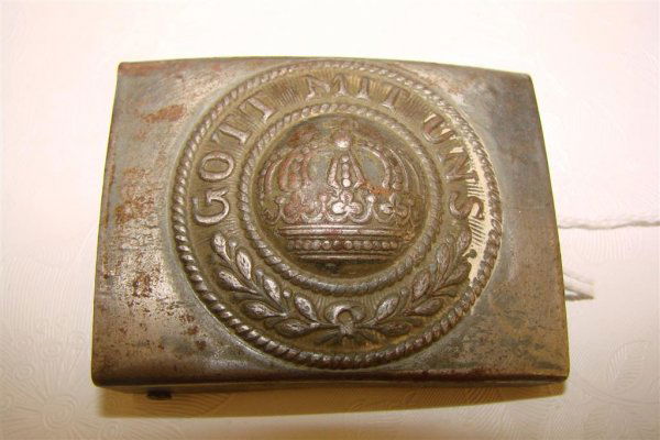 287: 2 WWI German Inscribed Belt Buckles : Lot 287