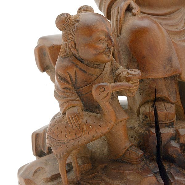 A boxwood figural group th century lot A boxwood figural group th century lot
