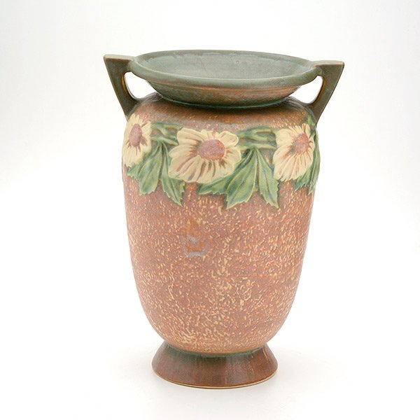 Group of Roseville and Weller Warwick Art Pottery : Lot 585