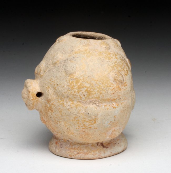 Superb Mayan Poison Pot, Melon Form : Lot 39