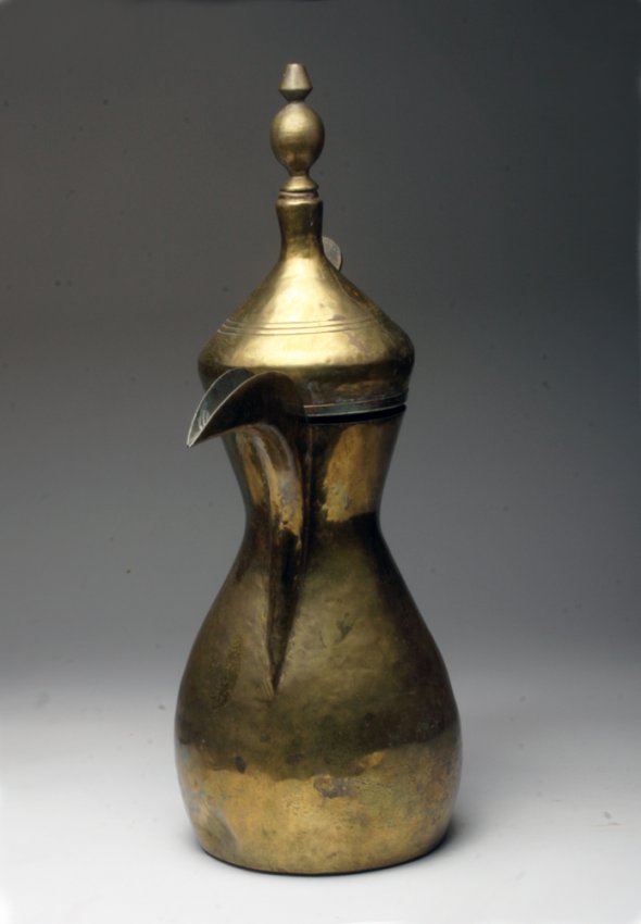 Large Vintage Egyptian Brass Teapot Lot 209