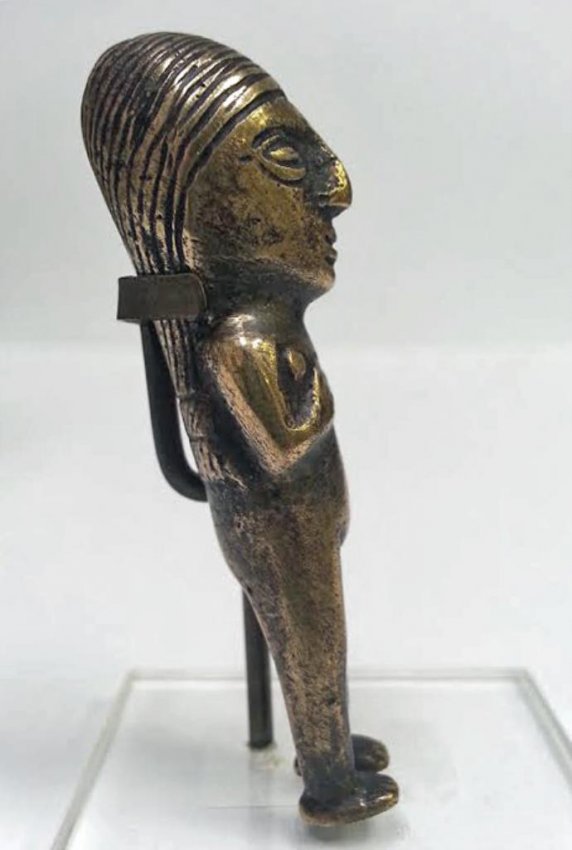 Inca Capacocha Female Figure - Gold, Silver, Copper : Lot 430B