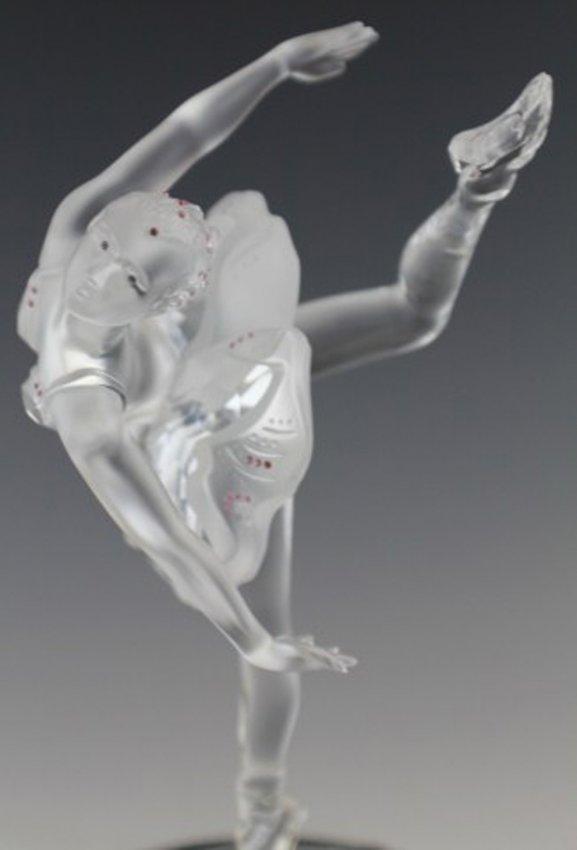 RETIRED SWAROVSKI CRYSTAL BALLERINA FIGURINE : Lot 25423