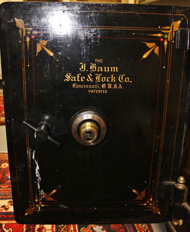 198 J. Baum Safe & Lock Co. of Cincinnati. Black iron Lot 198