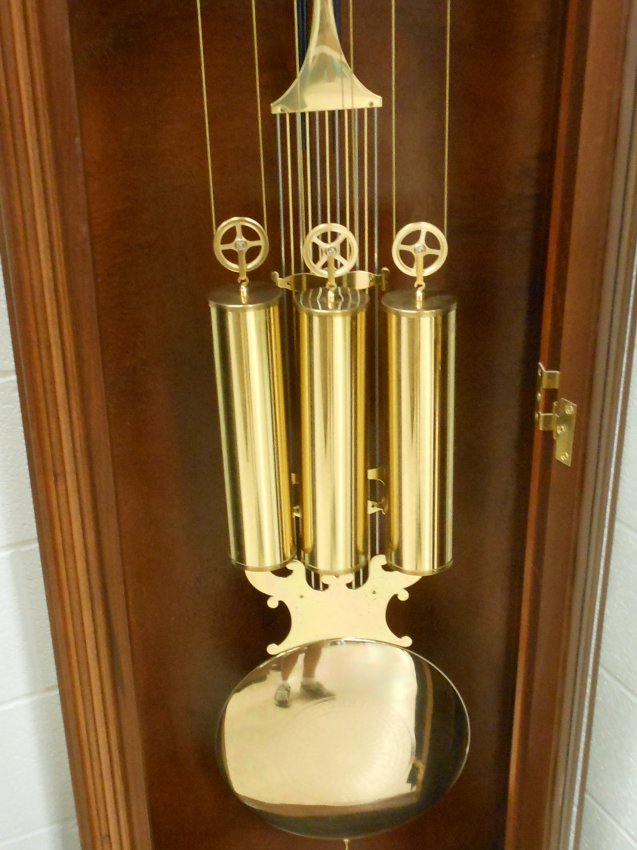 Pearl Grandfather Clock Lot 469