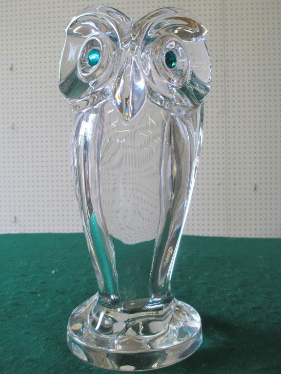 SEVRES CRYSTAL GLASS OWL STATUE Lot 1517