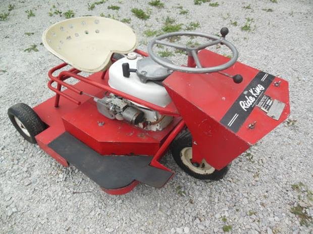 Ride King Lawn Mower, Runs!, Original Zero Turn Mower Lot 1079