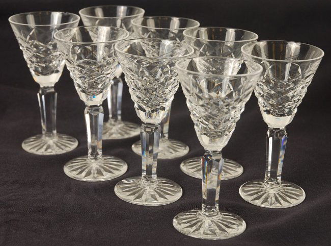 waterford dessert glasses