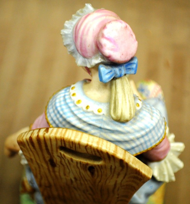 238 Porcelain figurine with green anchor mark, probabl Lot 238