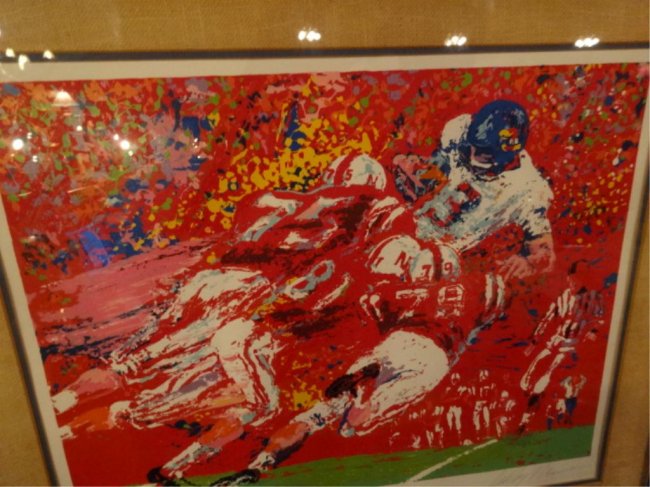 LEROY NEIMAN BLACK SHIRTS NEBRASKA SUITE SERIGRAPH, Lot 86