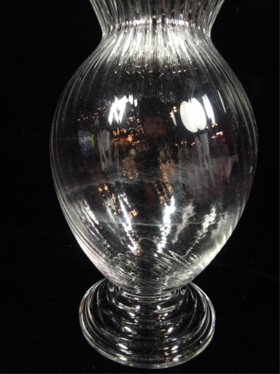 TOWLE FULL LEAD CRYSTAL VASE, MADE IN AUSTRIA, APPROX Lot 5B
