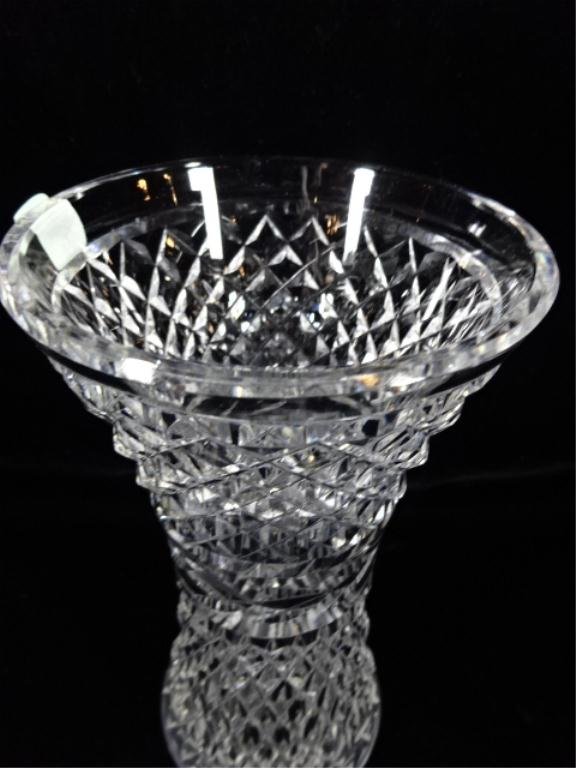 WATERFORD CRYSTAL VASE, WITH ETCHED WATERFORD MARK, Lot 237