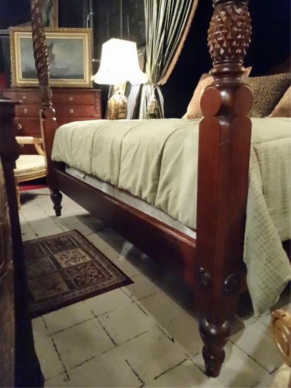 ETHAN ALLEN BRITISH CLASSICS KING 4 POST BEDROOM, Lot 68C