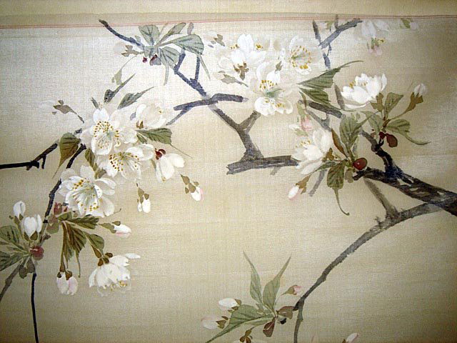 271: 7 x Japanese Signed Silk Paintings ca1890 : Lot 271