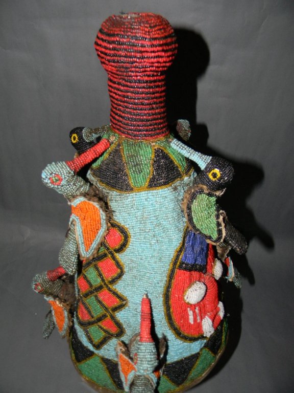 african beaded headpiece