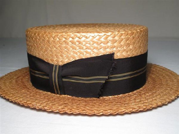 281 10 Vintage Mens Hats 1890s Derby Straw Bowlers Et Lot 281