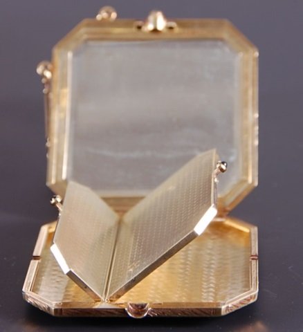 14K GOLD DUO COMPACT : Lot 52