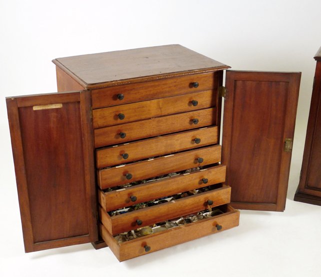 A pair of Victorian mineral specimen each wit Lot 96