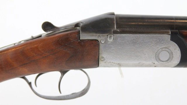 FRENCH ST ETIENNE OVER UNDER 12 GA SHOTGUN : Lot 1325