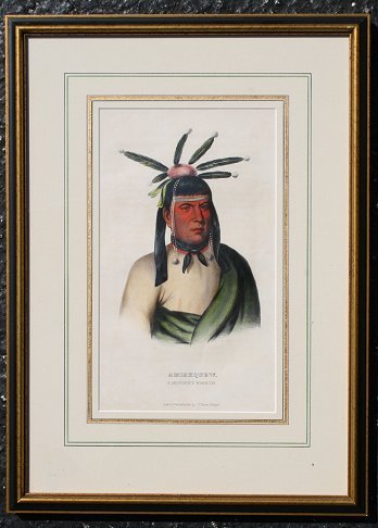 348: 10 MCKENNEY & HALL INDIAN CHIEF PRINTS : Lot 348