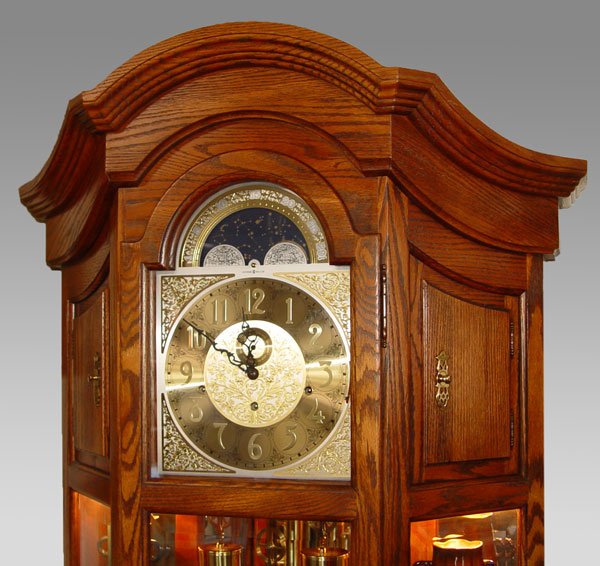 181 HOWARD MILLER MAJESTIC CURIO GRANDFATHER CLOCK Lot 181