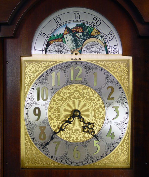 181A ELGIN 5 TUBE GRANDFATHER CLOCK Lot 181A