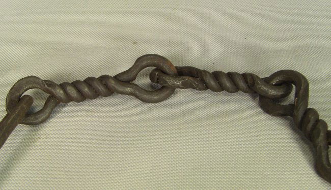 1700/1800s SLAVE TRADE Shackles Handcuffs Hammered Iron : Lot 466