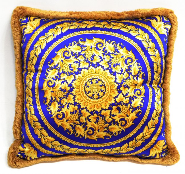 529: (2) LARGE VERSACE PILLOWS : Lot 529