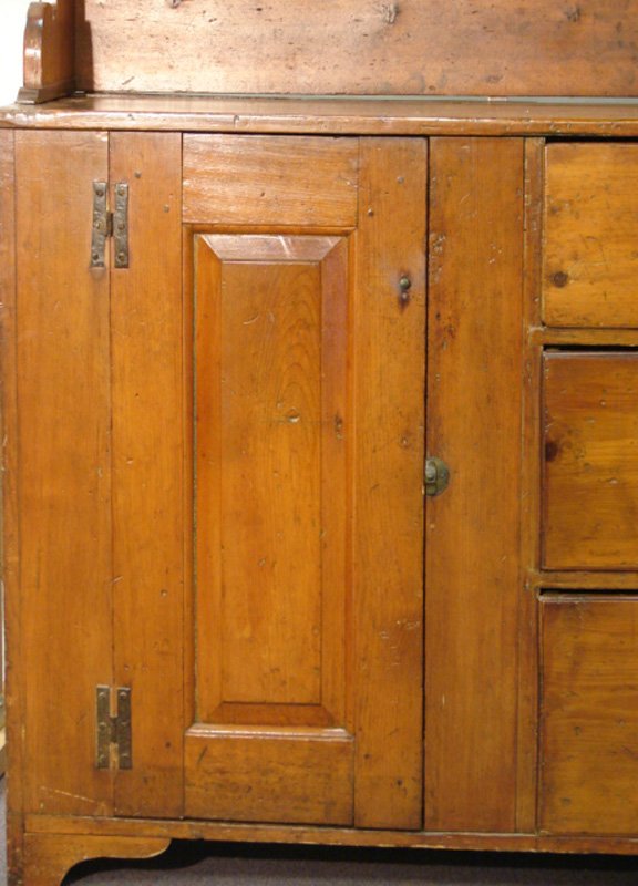 65 EARLY AMERICAN PINE HUTCH Lot 65