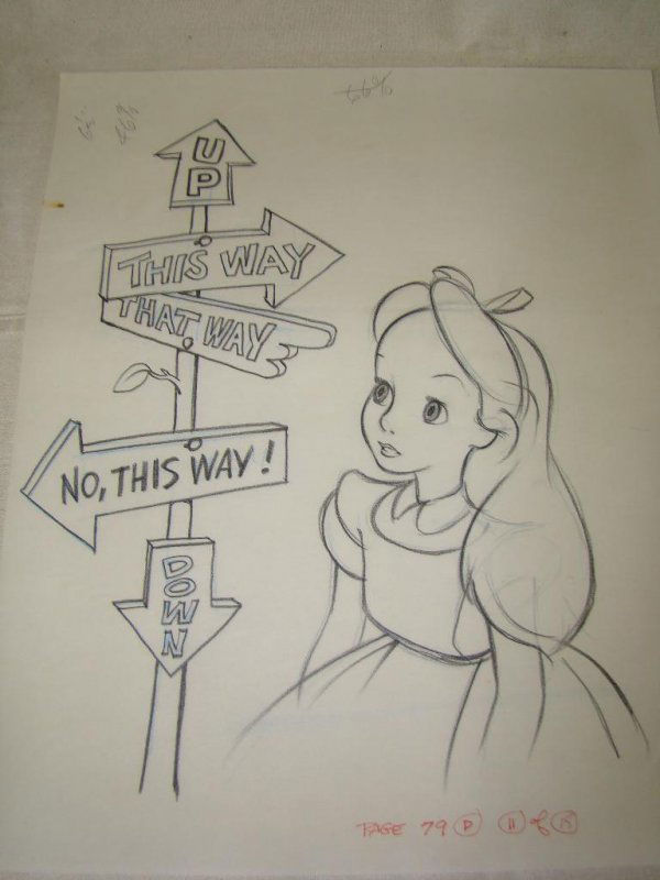 2026: 12 Alice in Wonderland Original Drawings : Lot 2026