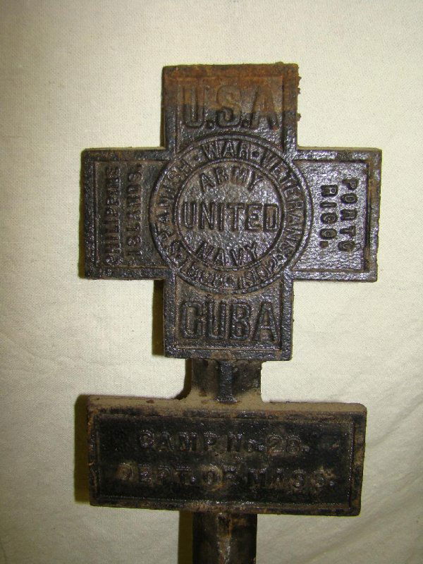120 SpanishAmerican War Grave Marker Lot 120