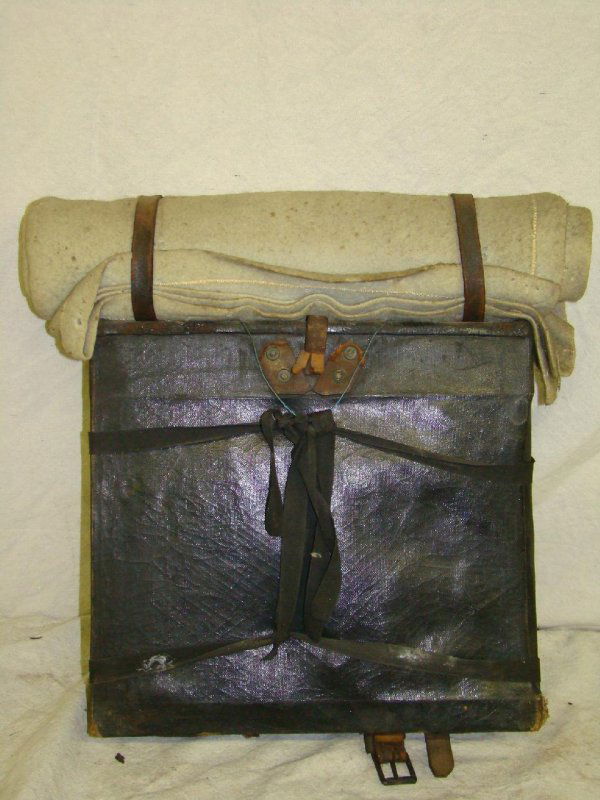 122 Vintage U.S. Military Backpack and Bed Roll Lot 122