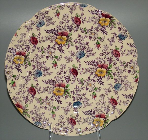 7035 57 PC SET JOHNSON BROS VICTORIAN "CHINTZ" CHINA D Lot 7035