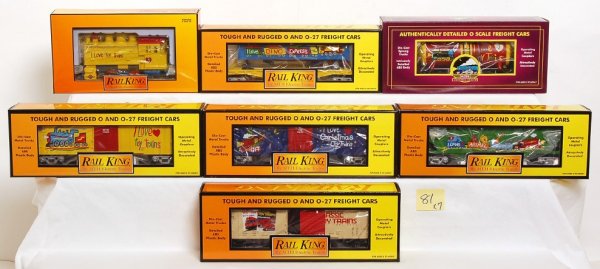 81: MTH Rail King I Love Toy Trains 0-4-0 and more : Lot 81