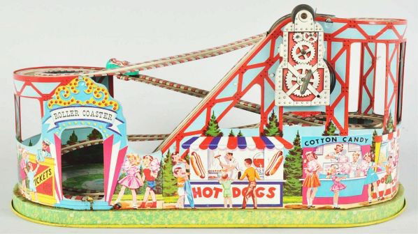 vintage toy roller coaster