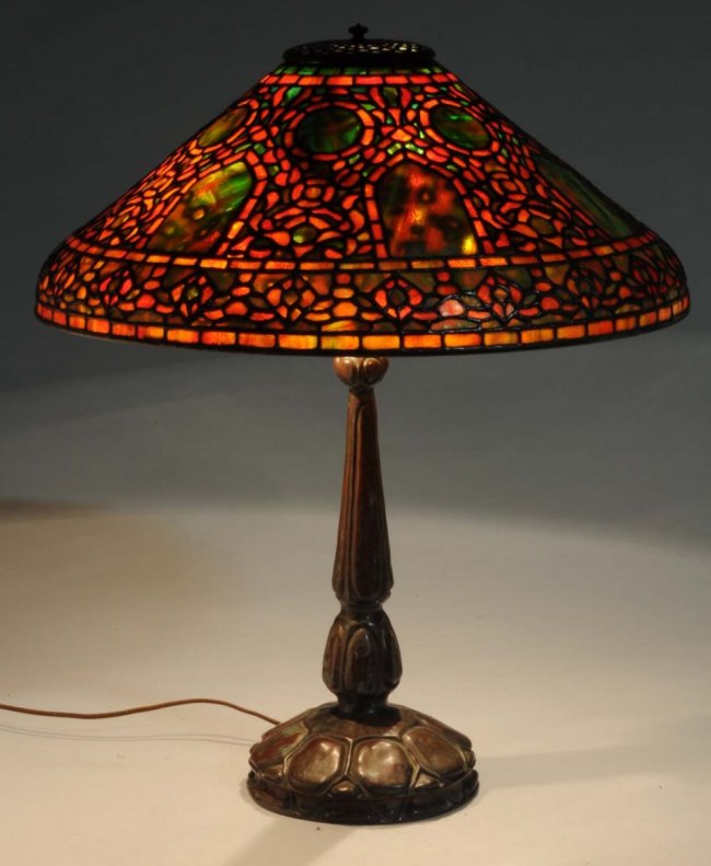 Reproduction Tiffany Lamp with Russian Shade. Lot 1034