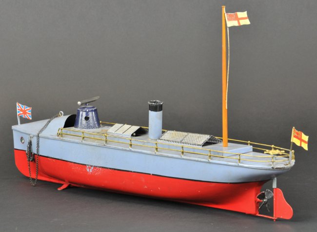 BING STEAM POWERED TORPEDO BOAT : Lot 257