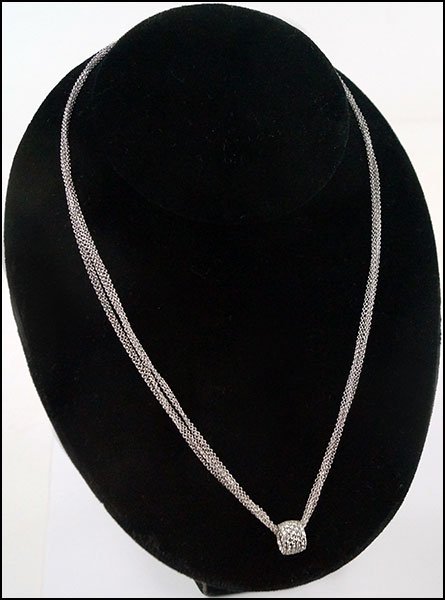 14 karat white gold necklace price