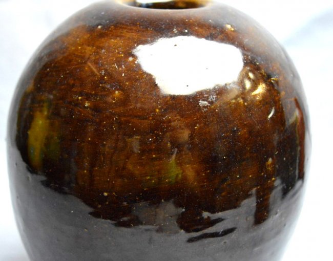 Chinese Yixing Glazed Pottery Jar Lot 329