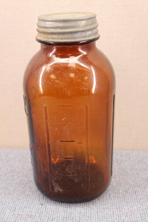 Amber Ball Perfect Mason Half Gallon Jar Lot 191
