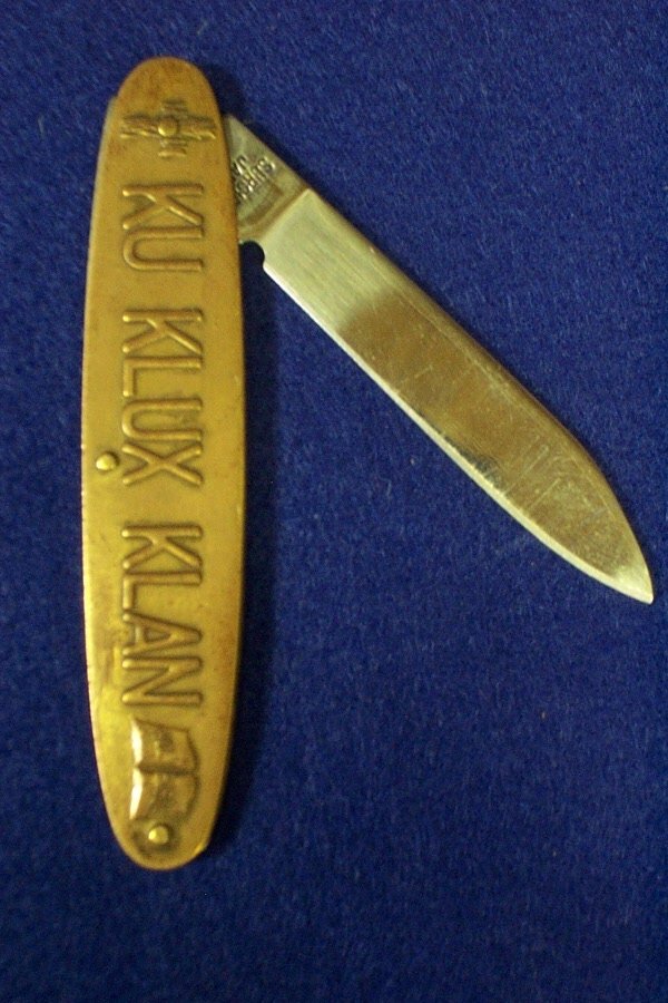 241: Ku Klux Klan Folding Knife : Lot 241