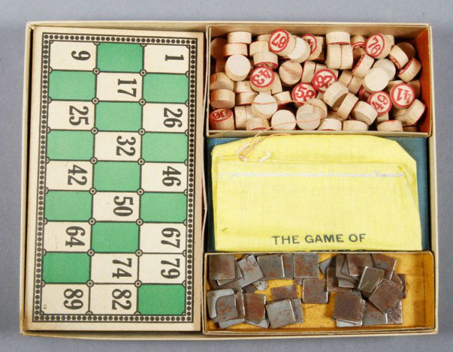 Parker Bros. Salem MA Royal Lotto Game Lot 7369