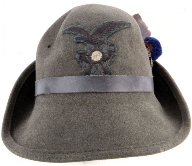 WWII ITALIAN ARMY INFANTRY ALPINI HAT Lot 9014
