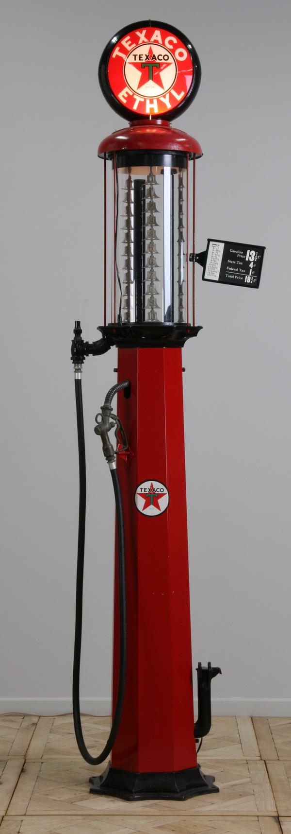 84 Vintage gas pump by American Oil Pump & Tank Lot 84