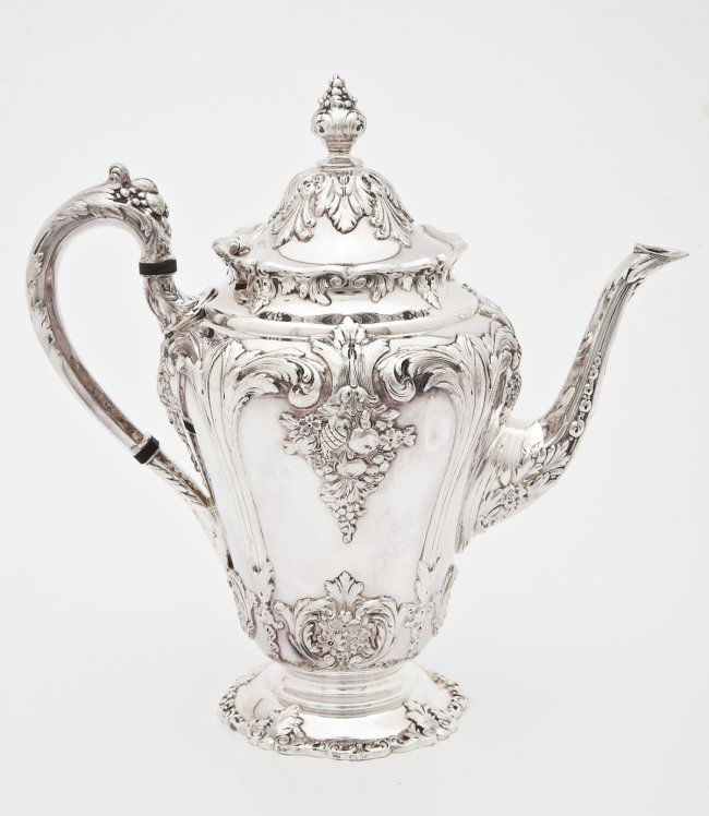 Pairpoint Manufacturing Co. Silver Plate Teaset Lot 117