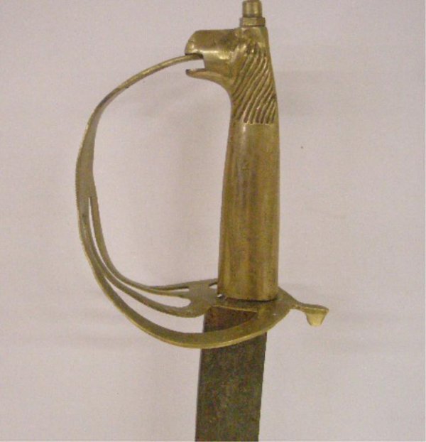 Contemporary Horse Head Handle Sword Lot 191