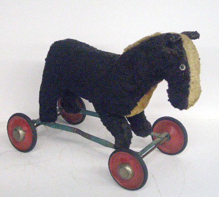 vintage stuffed horse