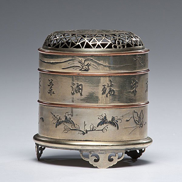 302 Chinese Incense Clock Lot 302